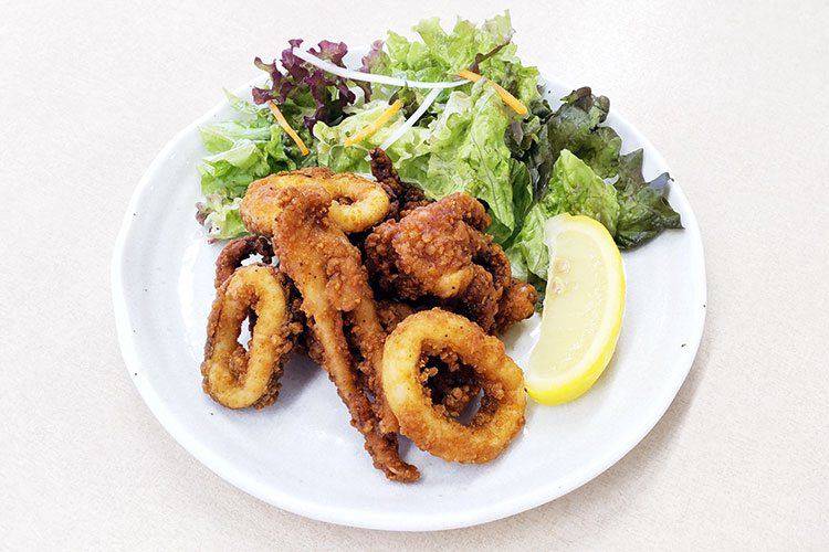 まるごとイカ唐揚げ、トビイカ、いか、烏賊、からあげ
