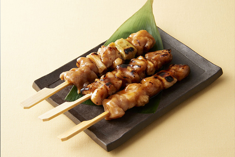 炭火焼き鳥（ネギ間）、焼鳥、やきとり、チキン