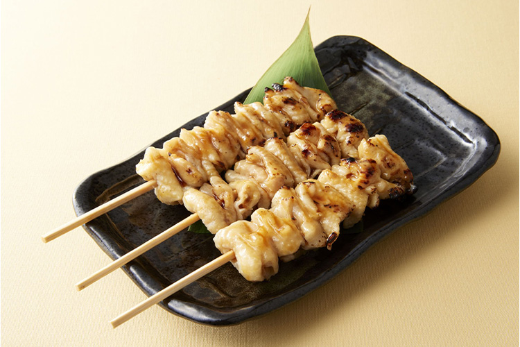 素焼き焼き鳥（皮）、焼鳥、やきとり、チキン