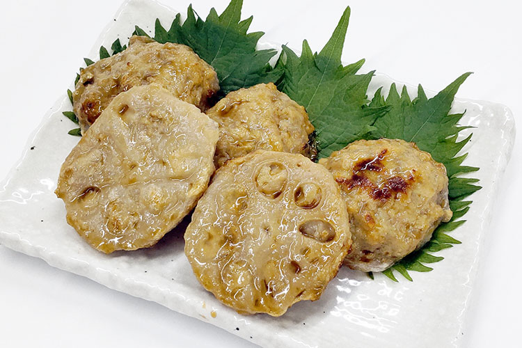 手作りレンコンつくね