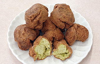 サーターアンダギー15 抹茶