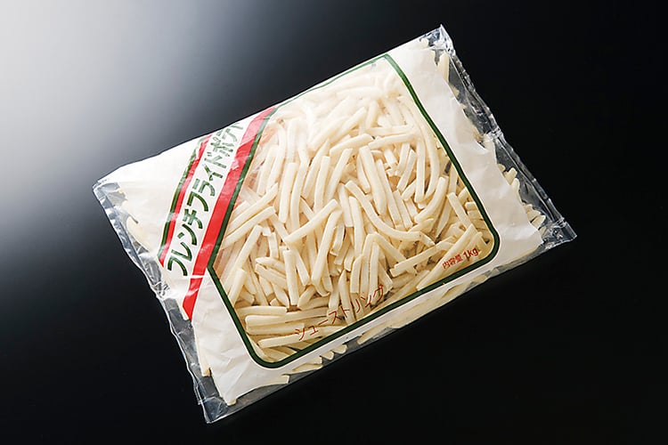 フレンチフライドポテト（シューストリング）アメリカ産｜商品情報｜神栄株式会社 食品部｜業務用冷凍食品のサプライヤー