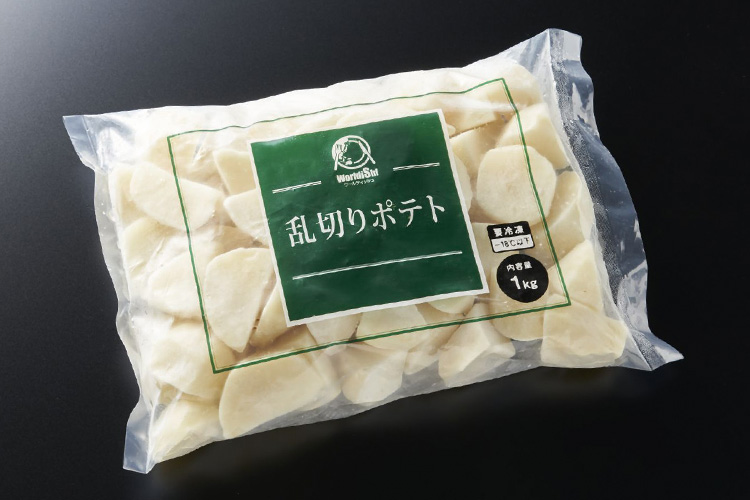 乱切りポテト｜商品情報｜神栄株式会社 食品部｜業務用冷凍食品のサプライヤー