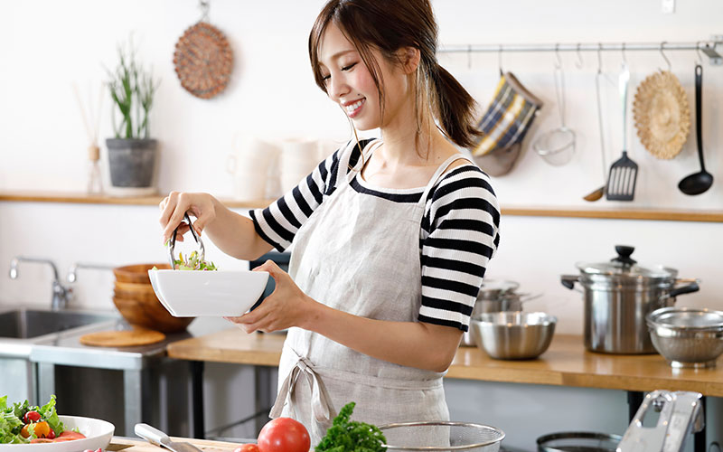 彩りを味わう3品